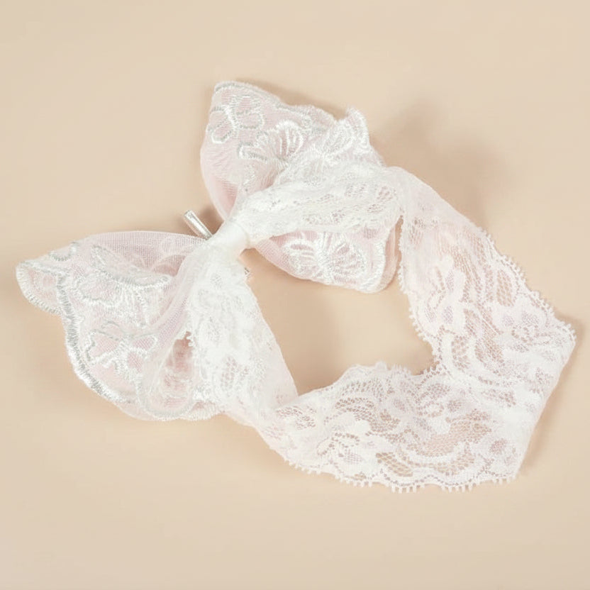 Bandeau blanc pour baptême