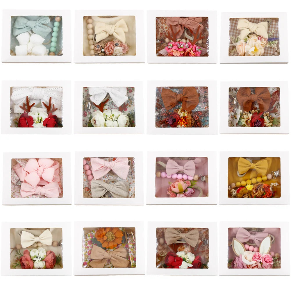 Set de caja de regalo para bebé de 4 piezas