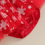 Tutina con fiocco di neve per neonati 