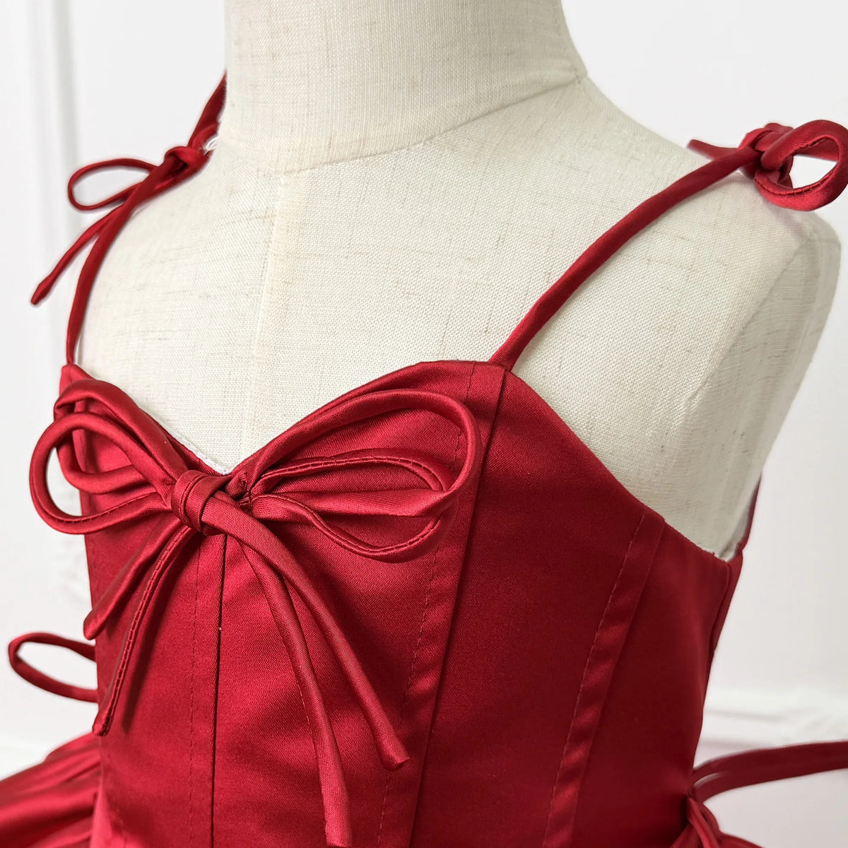 Robe satinée Nöel enfant - Julia