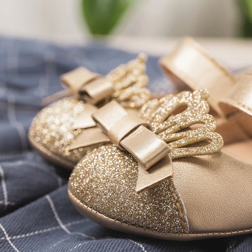 Scarpe da principessa a forma di corona per bambina