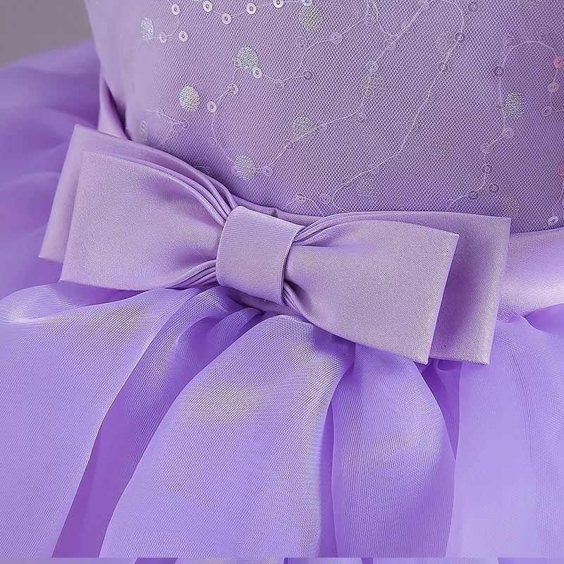 Vestido formal de princesa para niña