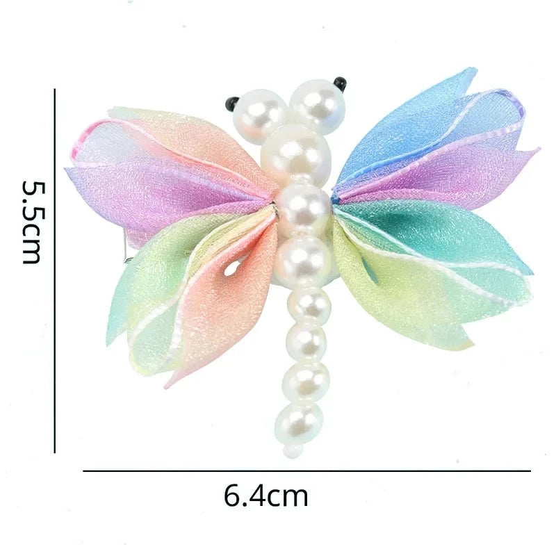 Barrette papillon lot de 2 dimension
