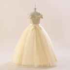 Vestido largo de princesa para cumpleaños