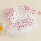 Vestido de bebé para el día de San Valentín