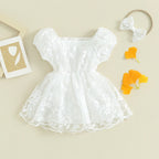 mameluco blanco para bebé Leva