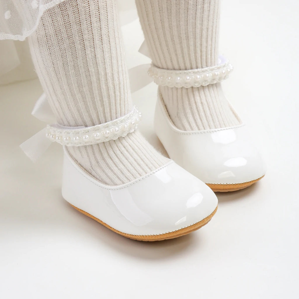 Ballerine bébé fille - Classic et perle