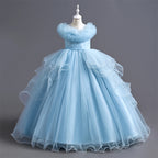 Vestido formal infantil brillante