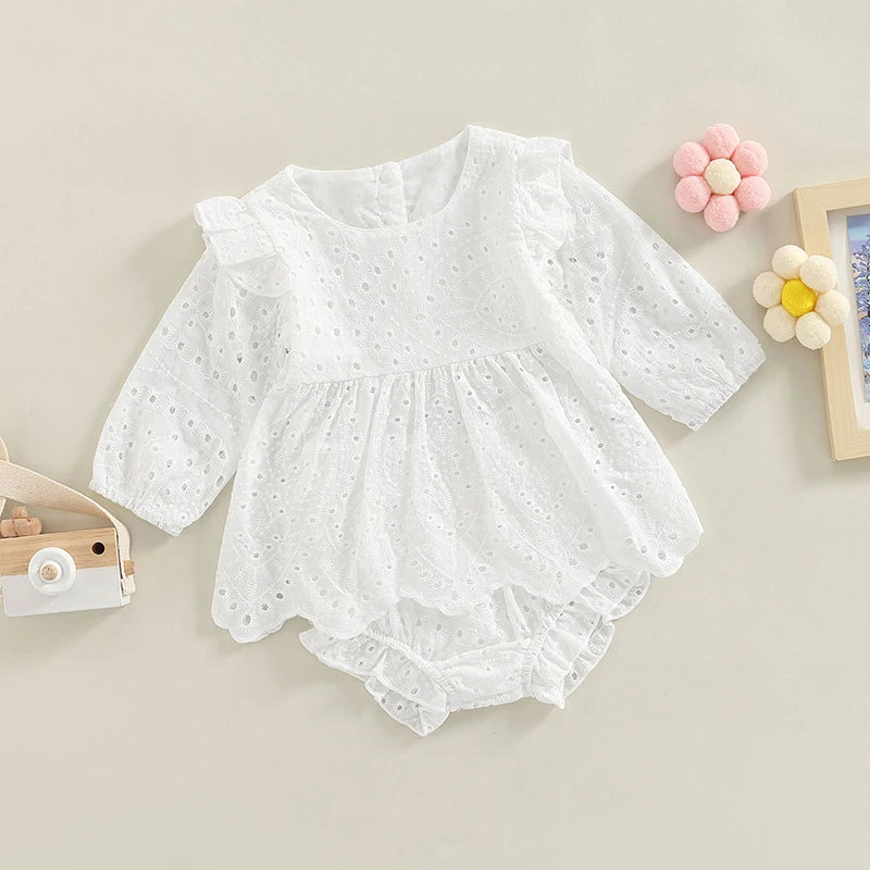 Robe bébé baptême avec short