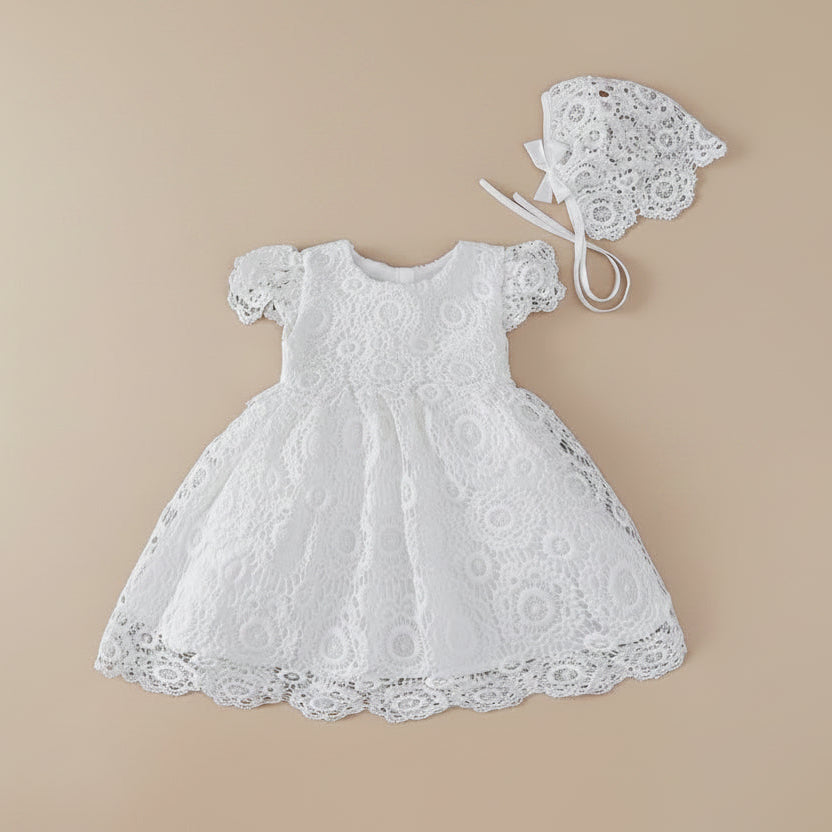 Robe bébé baptême - Lisou