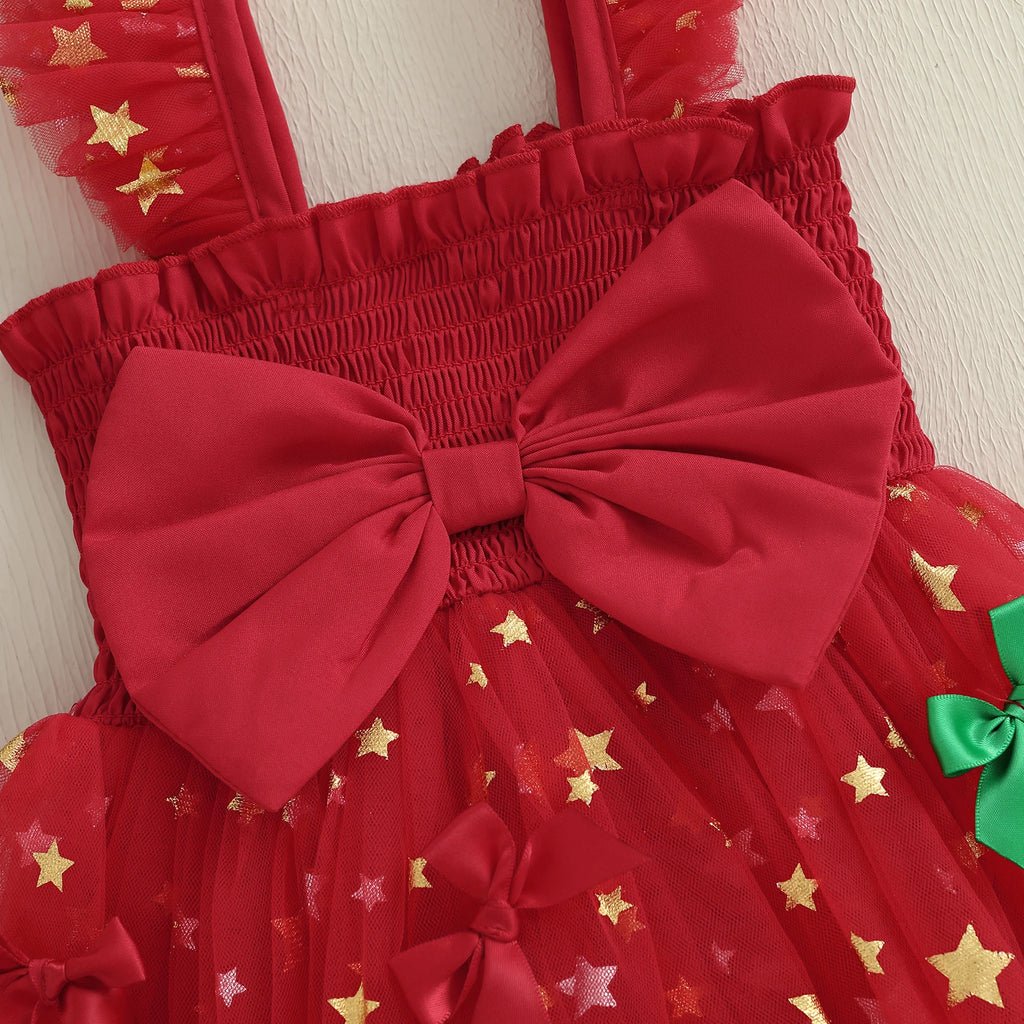 Barboteuse de noël bébé - Noeud de noël