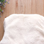 Chaleco floral de piel sintética para niños