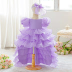 Robe anniversaire fille - Traine et froufrou