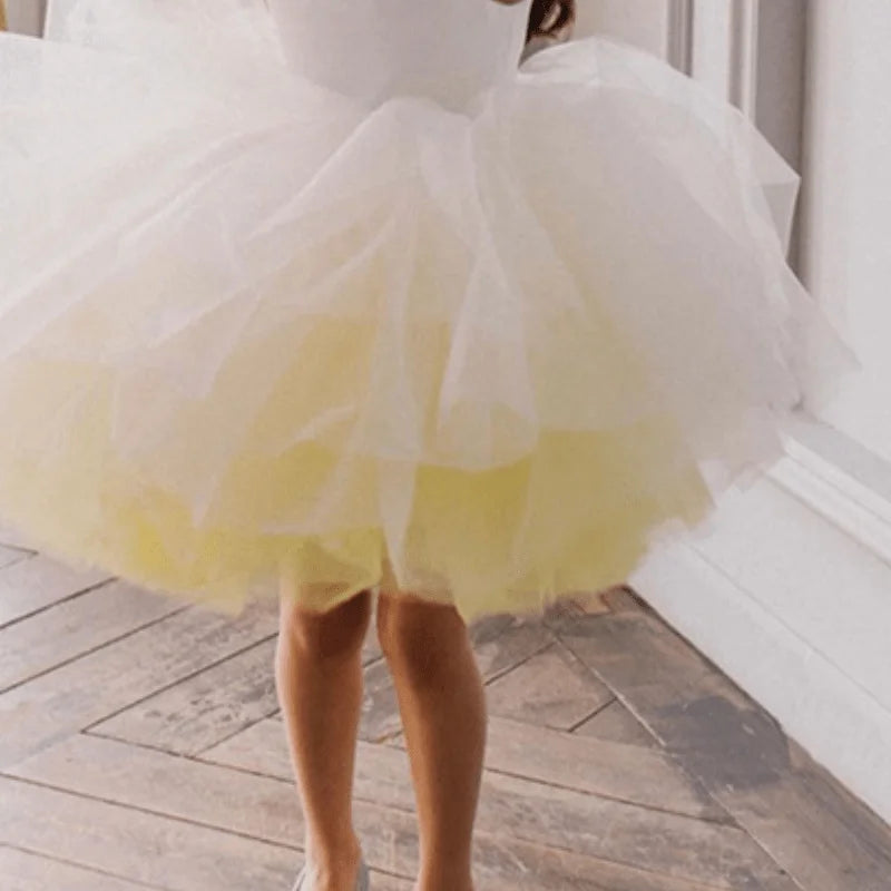 Vestido de princesa infantil de junio