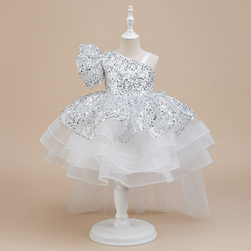 Robe brillante enfant noël - Argenta