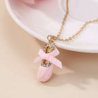 Collier enfant - Ballerine rose - L'univers de la licorne