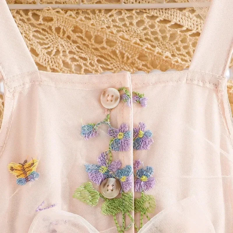 Vestido de princesa mariposa para niñas