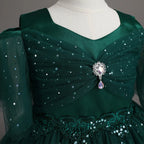 Vestido navideño para niñas