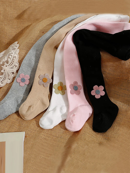 Collants fleuris chaud