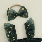 Barboteuse de noël bébé - Noeud de noël