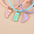 Bracelet BFF fille - Coeur 3 pièces - L'univers de la licorne