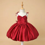 Robe satinée Nöel enfant - Julia