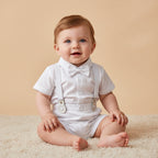 Tenue de Baptême garçon -3 pièces Batiste