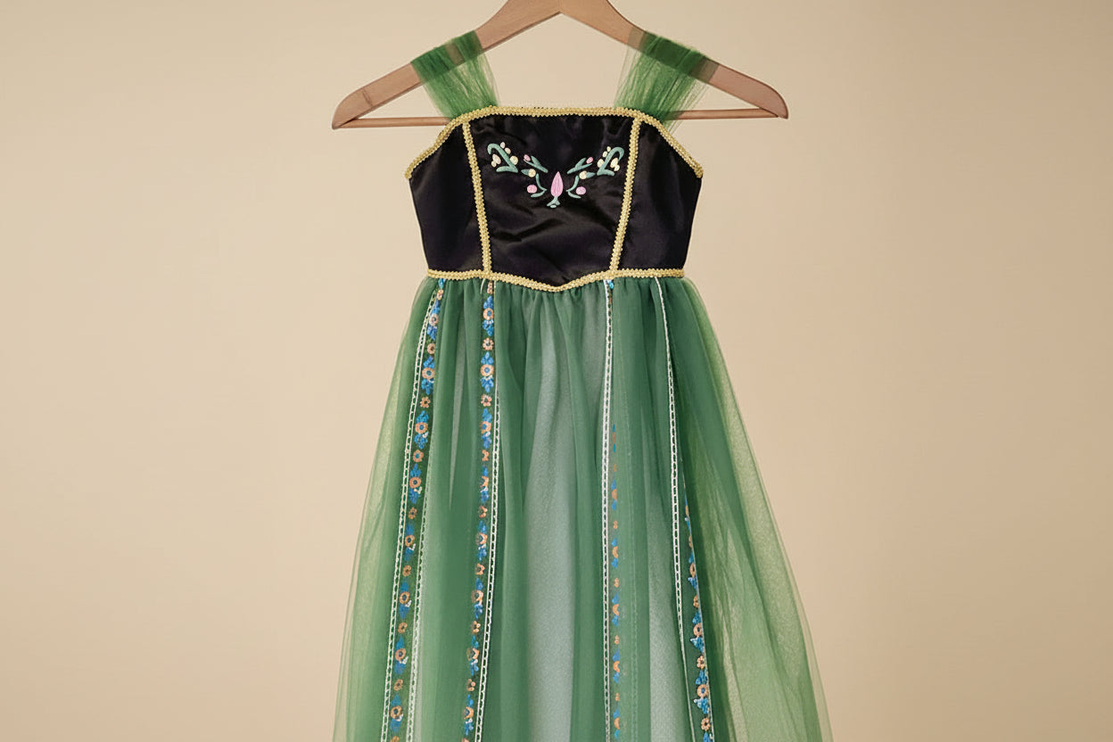 Déguisement robe fille - Vert