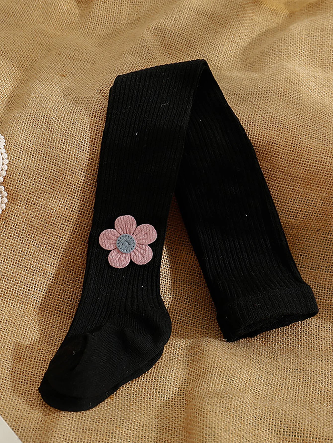 Collants fleuris chaud