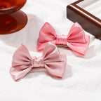 Juego de 2 pinzas para el cabello de satén para niñas