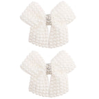 Lot de 2 barrettes perles enfant