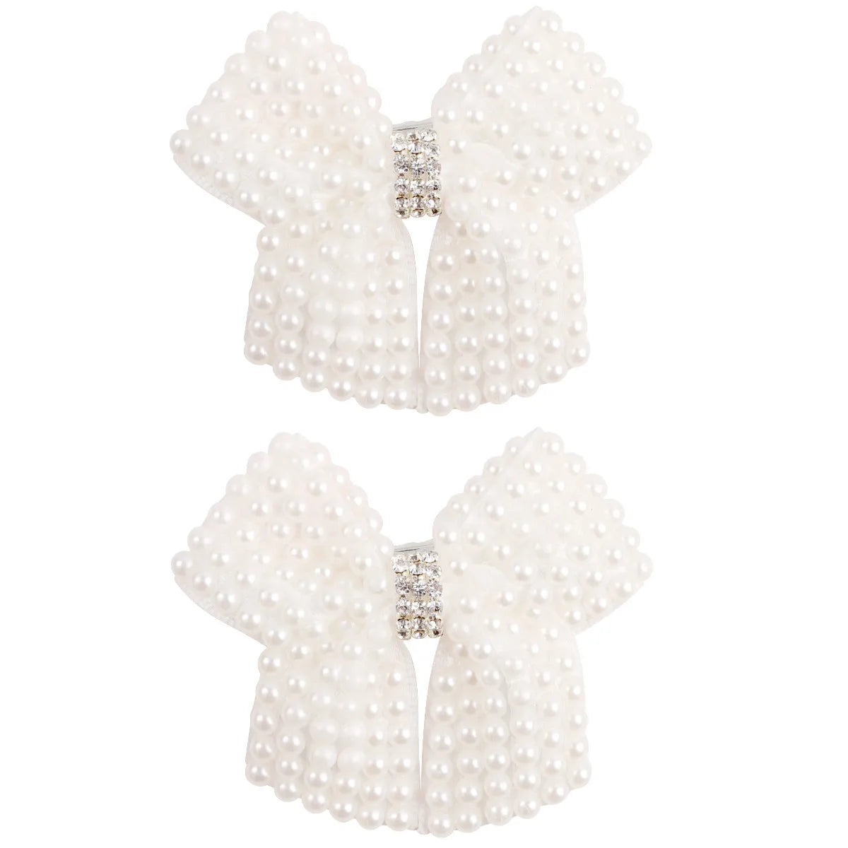 Lot de 2 barrettes perles enfant