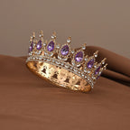 Couronne princesse - Ronde et saphir