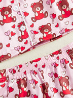 Pyjama fille satiné - 2 pièces Ourson