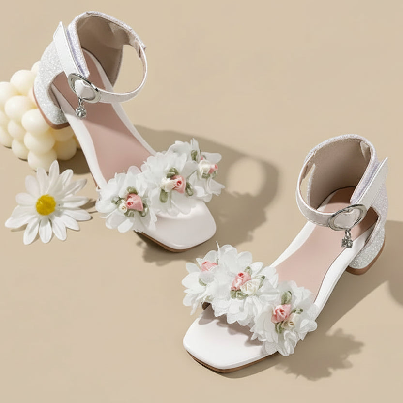 Sandale de cérémonie fille - Fleurs d'été