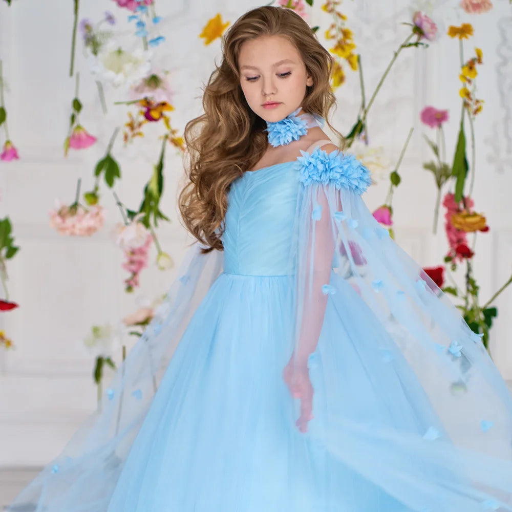 Vestido de princesa para niña Amandine 