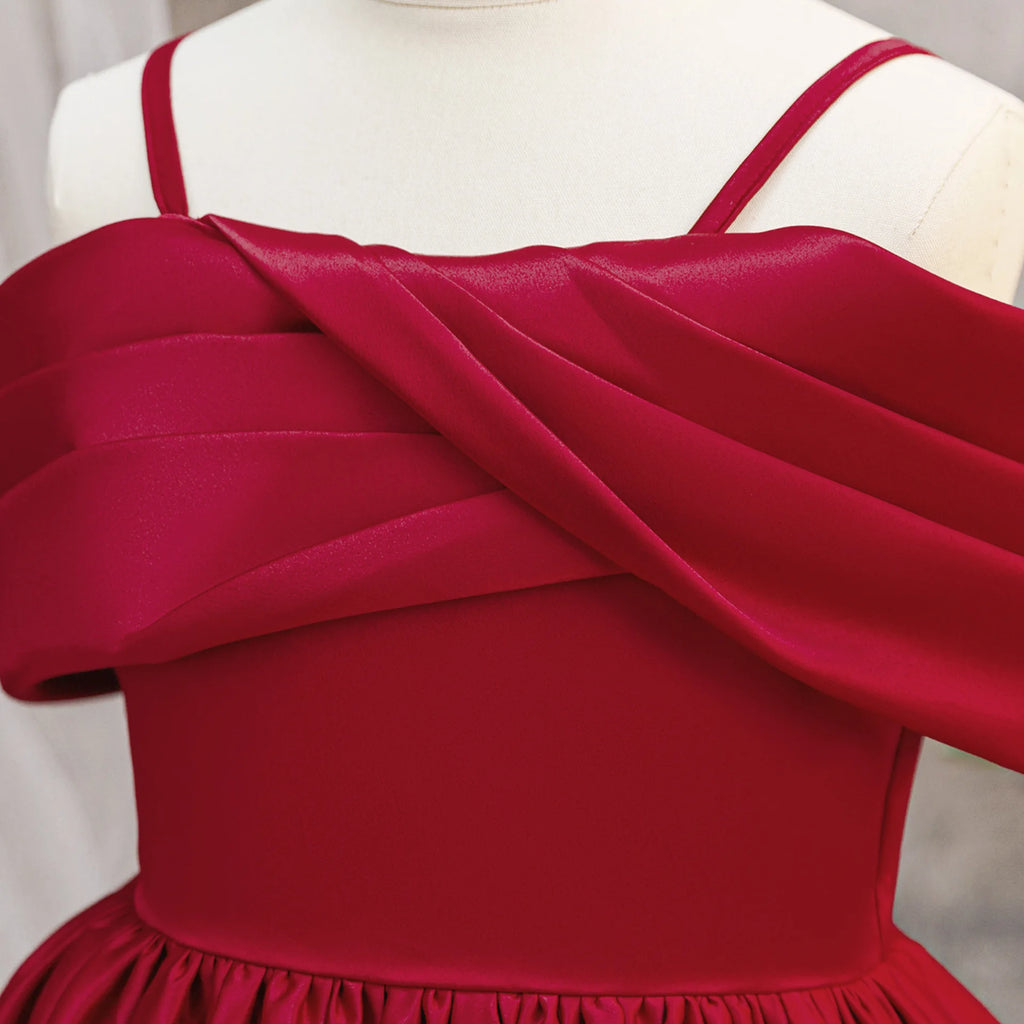 Robe cérémonie ado - Bordeaux Élégance