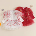 Vestido de bebé para el día de San Valentín