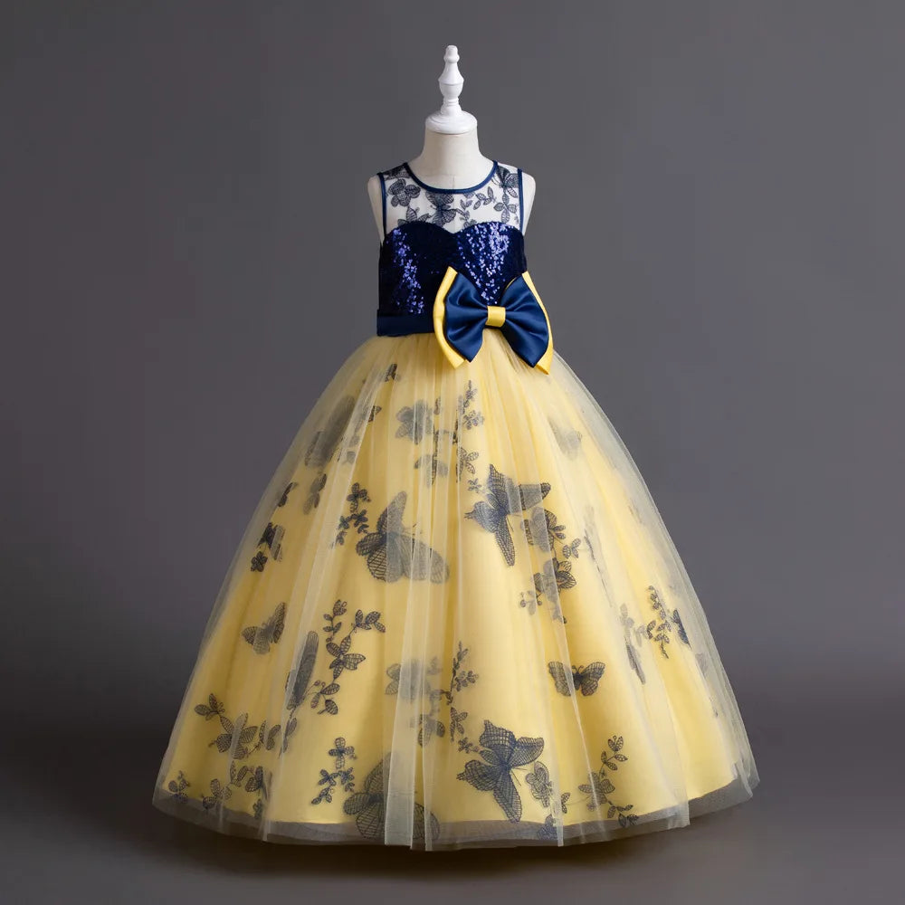 Robe de princesse anniversaire fille Enchanté