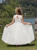 Robe de cérémonie blanche Mariage - L'univers de la licorne