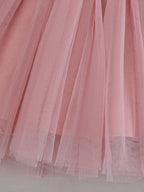 Vestido formal rosa para niña de Poly