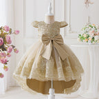 Robe de cérémonie Noël avec traine Jini