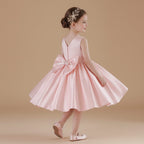 Robe anniversaire fille - Noeud papillon Léa