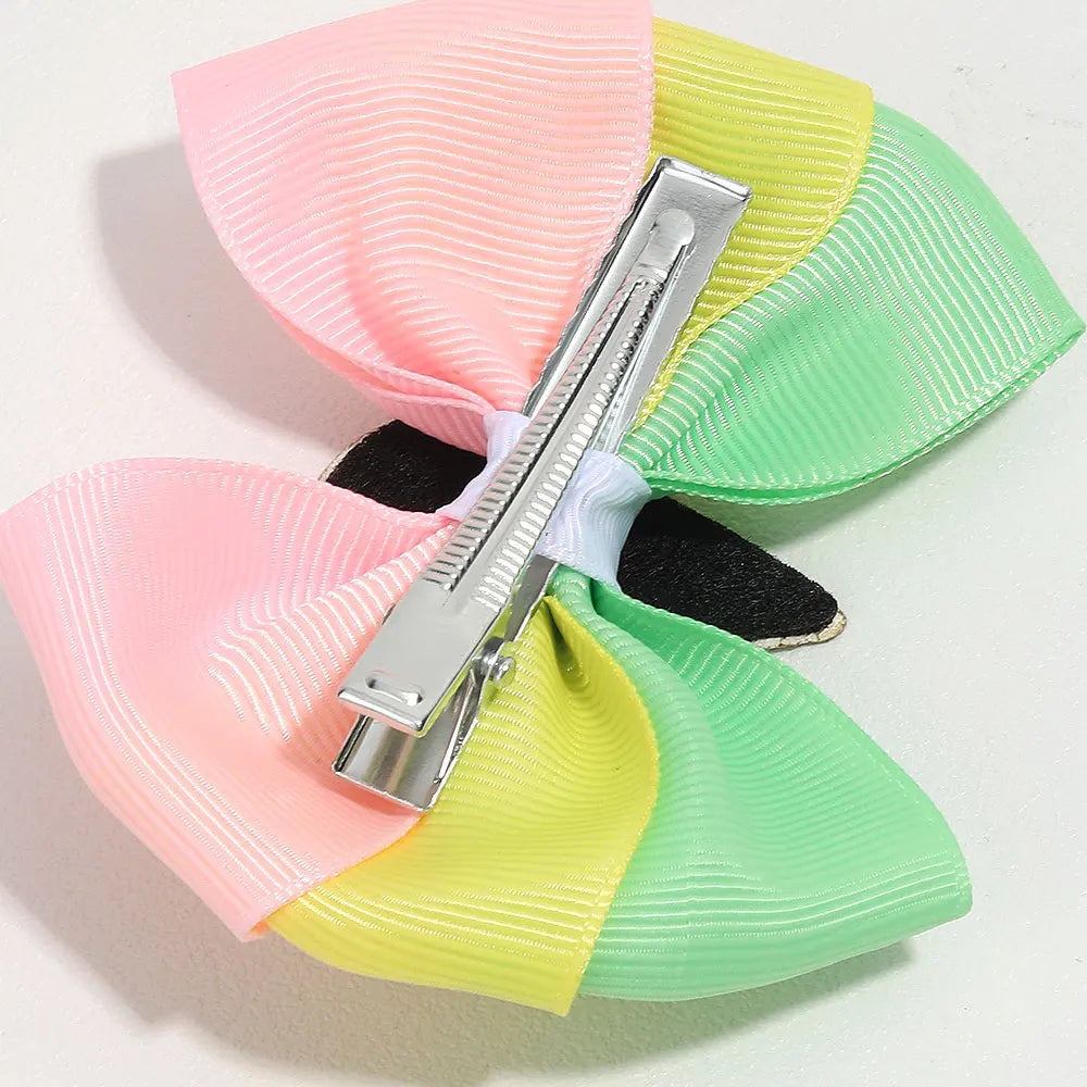 Lot de 2 barrettes colorées pour fille