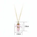Collier enfant - Ballerine rose - L'univers de la licorne