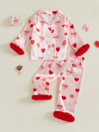 Pyjama fille - Coeur et froufrou