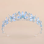 Diadème de princesse fille - Strass et fleur - L'univers de la licorne