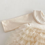 Barboteuse bébé - Beige délicate