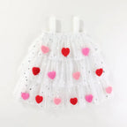 Robe enfant fille petit coeur