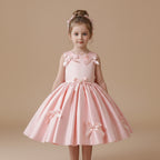 Robe anniversaire fille - Noeud papillon Léa
